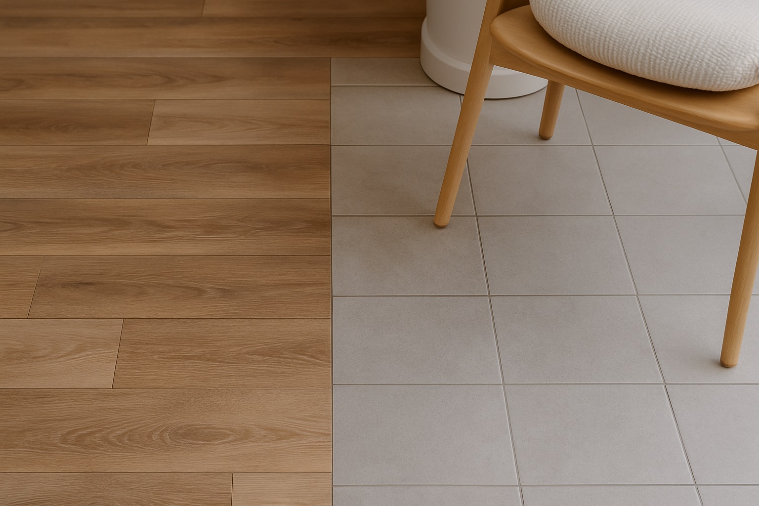 Vinyl and Tile Floor